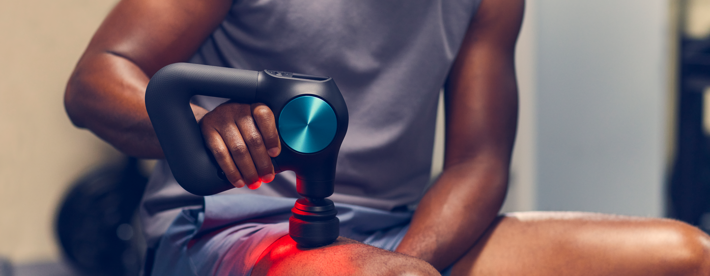 Massagepistol Theragun Pro Plus med värme-tillbehör