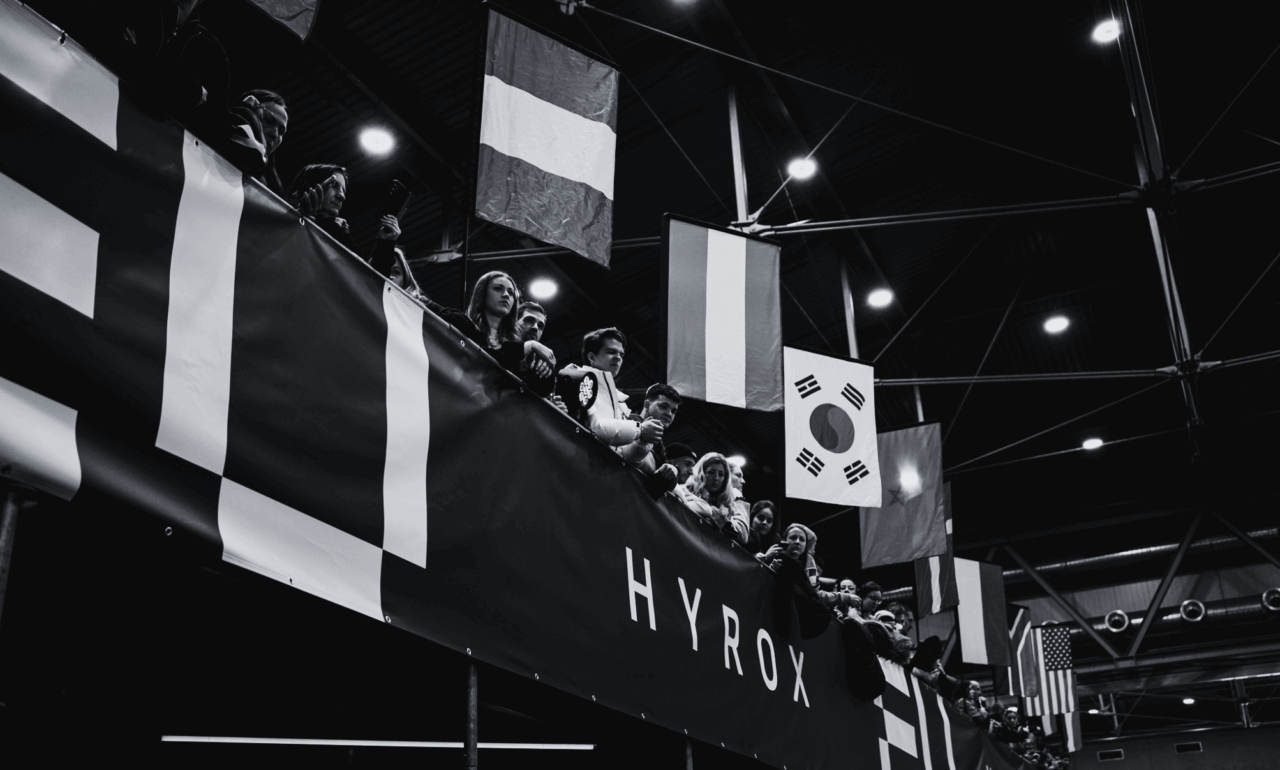 Hyrox spectators on event